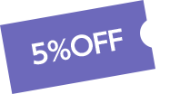 5% OFF