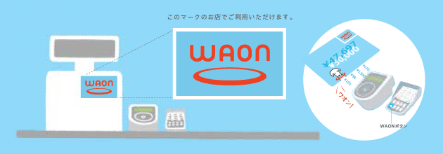 WAONを使う（支払う） | 電子マネー WAON [ワオン] 公式サイト