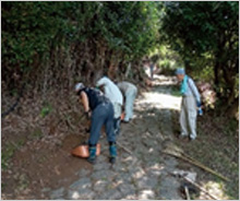 「熊野古道伊勢路WAON」寄付活用事例