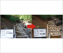 「信州アルプスWAON」寄付活用事例