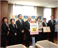 「山形さくらんぼWAON」寄付活用事例