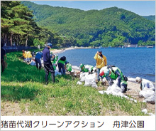 水環境の保全活動に活用しました。