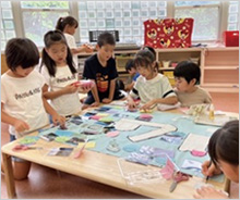 民間放課後児童クラブ事業へ活用されました。