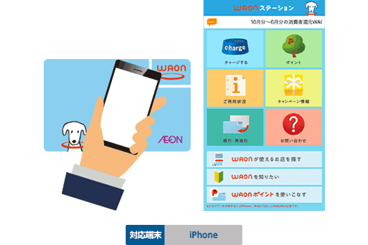 WAONステーションアプリ