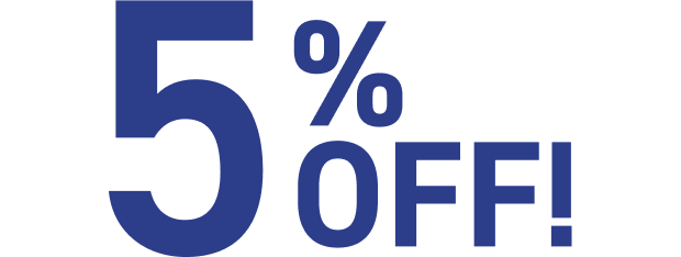 5%OFF!