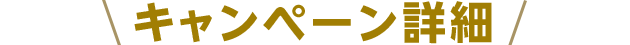 キャンペーン詳細
