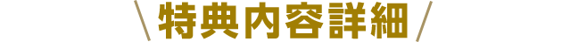 特典内容詳細