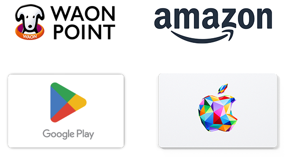 WAON POINT amazon Google Play Apple Gift Card