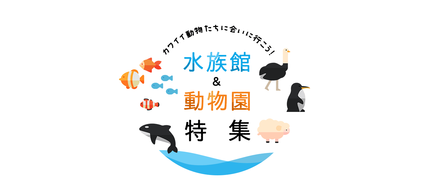 カワイイ動物たちに会いに行こう！水族館&動物園特集