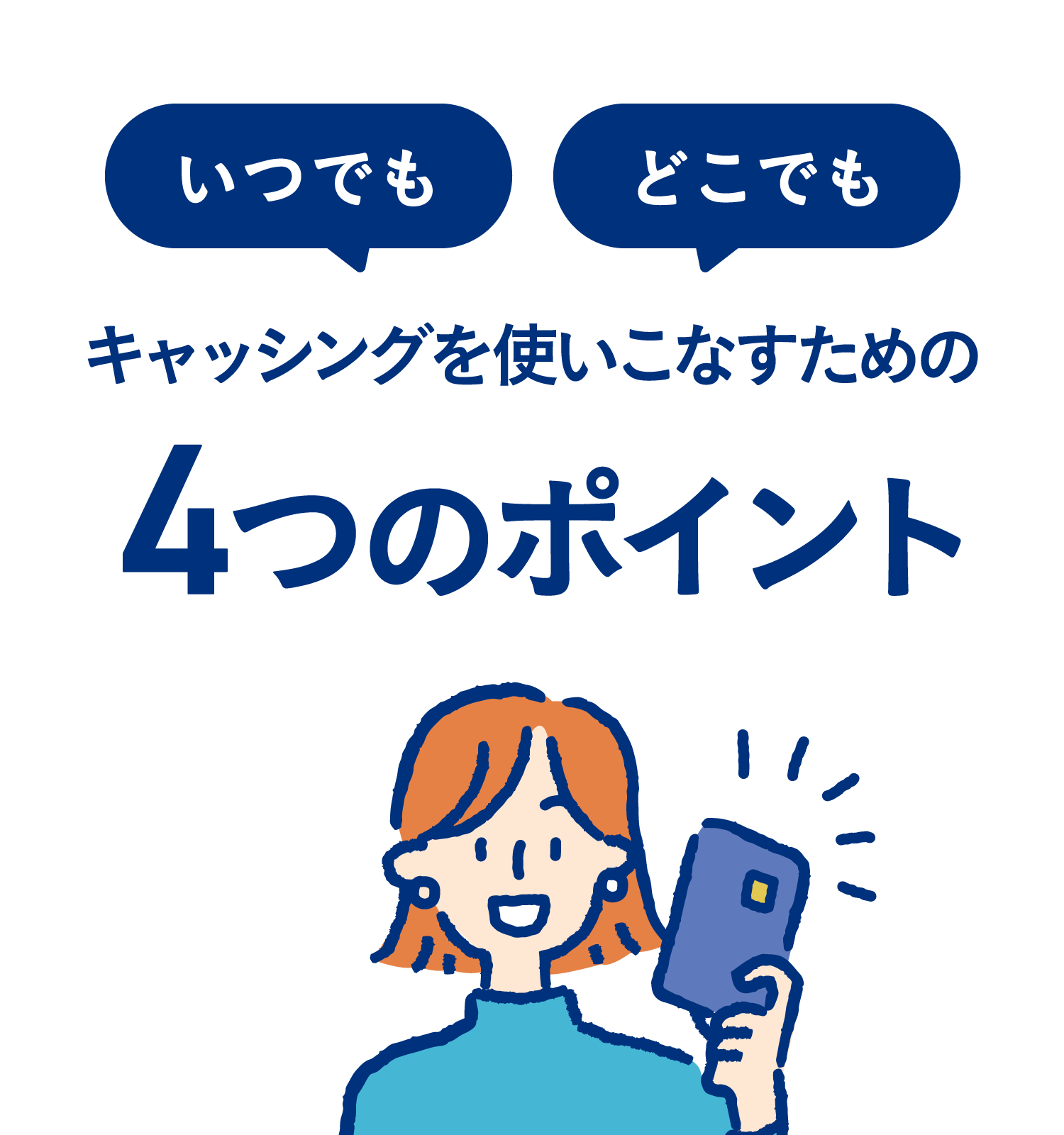 いつでもどこでもキャッシングを使いこなすための4つのポイント