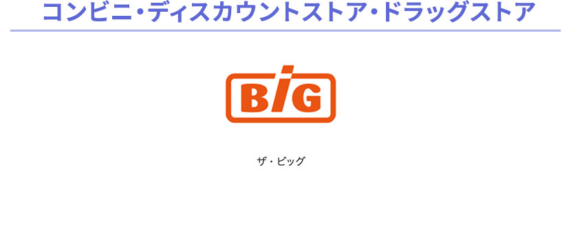 コンビニ・ディスカウントストア・ドラッグストア ザ・ビッグ
