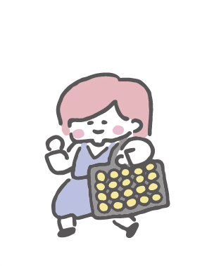 グッズ発売のイラスト