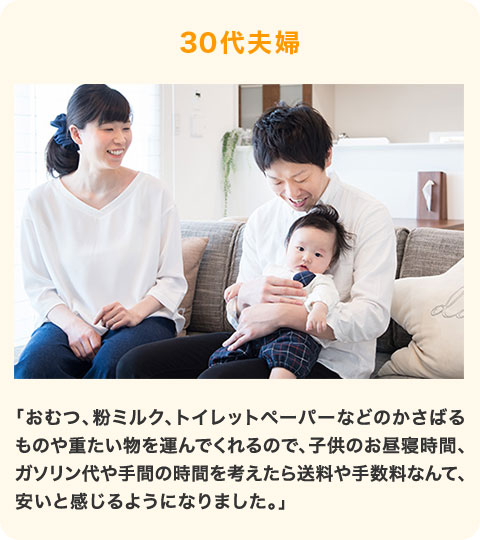 30��v�w�u���ނA���~���N�A�g�C���b�g�y�[�p�[�Ȃǂ̂����΂���̂�d���������^��ł����̂ŁA�q���̂����Q���ԁA�K�\��������Ԃ̎��Ԃ��l�����瑗����萔���Ȃ�āA�����Ɗ�����悤�ɂȂ�܂����B�v