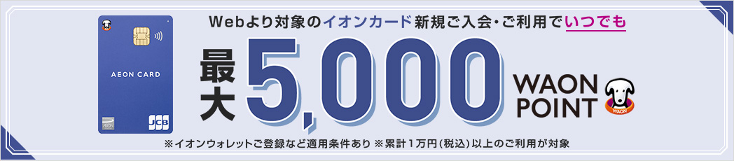 イオンカード新規ご入会・ご利用キャンペーン